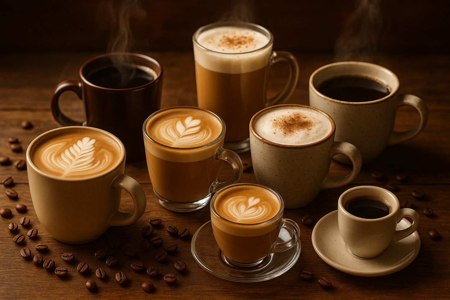 Coffee Cups Arrangement