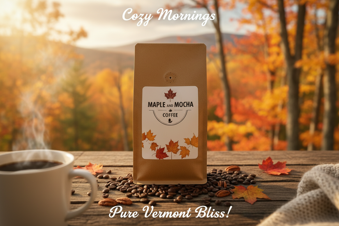 Vermont Maple Pecan Flavored Coffee | Sweet Nutty Blend